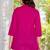 Pink floral printed cotton tunic short kurti top for women