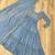 Blue georgette readymade anarkali suit with embroidery & zari work