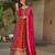 Rani georgette readymade anarkali suit with embroidery & zari work