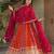 Rani georgette readymade anarkali suit with embroidery & zari work