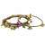 Multicolor set of 4 kashmiri bangles