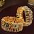 Set of 2 elephant gold plated rajwadi bridal screw kada bangles
