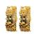 Set of 2 elephant gold plated rajwadi bridal screw kada bangles