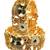 Set of 2 elephant gold plated rajwadi bridal screw kada bangles