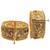 Set of 2 heritage gold plated bridal screw kada bangles