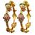 Set of 2 gold plated kundan kashmiri bangles