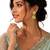 Gold plated dome shape jhumka earrings