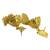 Gold plated tassel long jhumka earrings