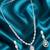 Silver plated american diamond teardrop necklace set