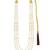 Gold plated layered groom mala necklace