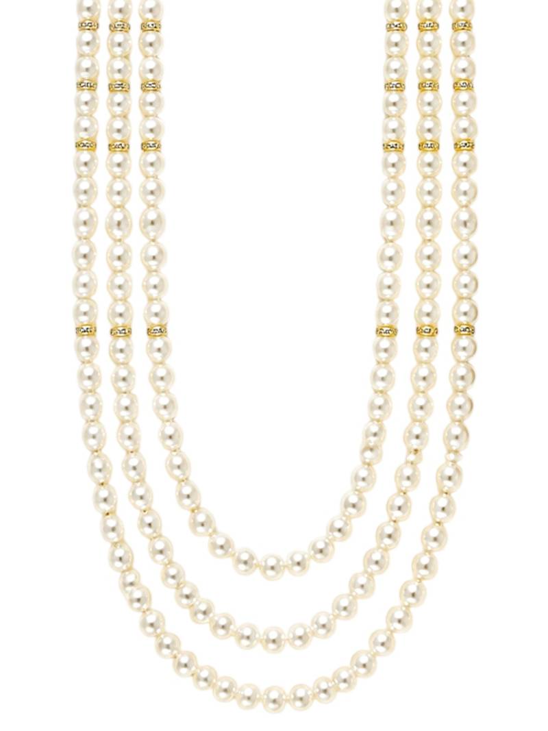 Gold plated layered groom mala necklace