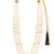 Gold plated layered groom mala necklace