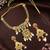 Gold plated green heritage necklace set