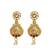 Gold plated kundan heritage necklace set