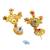 Gold plated filigree cz necklace set