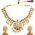 Traditional gold plated temple necklace set