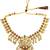 Traditional gold plated temple necklace set