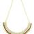 Multicolor classy gold plated necklace set