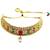 Multicolor traditional choker set