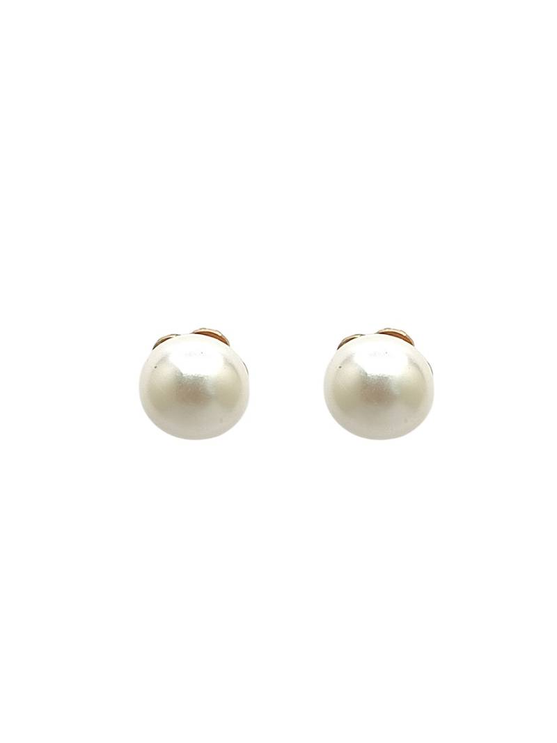 Gold plated beads stud earrings