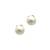 Gold plated beads stud earrings