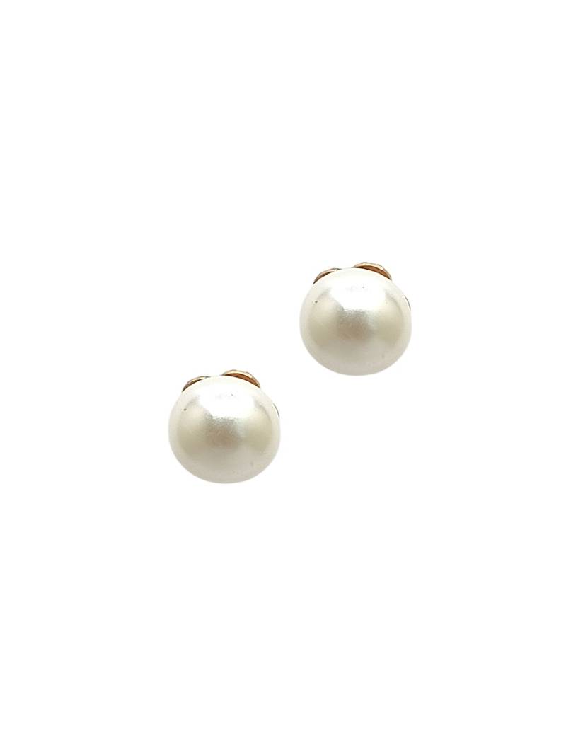 Gold plated beads stud earrings