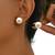 Gold plated beads stud earrings