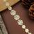 Silver plated kundan floral mathapatti sheeshphool