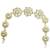Silver plated kundan floral mathapatti sheeshphool