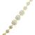 Silver plated kundan floral mathapatti sheeshphool