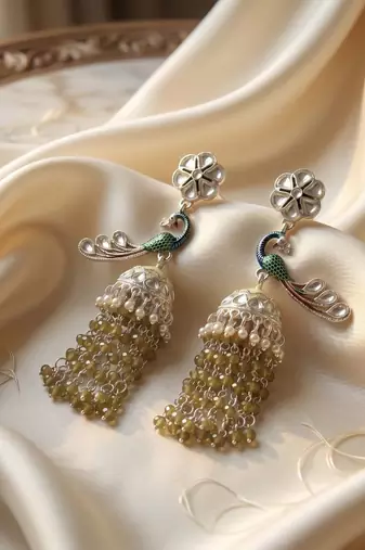  Earrings/ Gold-Plated Jhumki Earrings For Wo  And Girls
