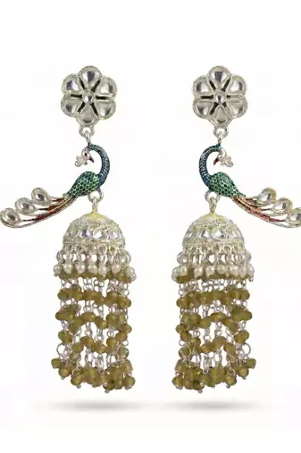  Earrings/ Gold-Plated Jhumki Earrings For Wo  And Girls