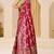 Rani pink gold zari weaving zari tissue silk saree with blouse