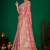Onion pink meenakari zari weaving zari tissue silk saree with blouse