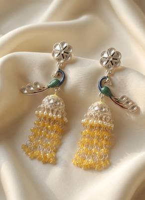   Earrings/ Gold-Plated Jhumki Earrings For Wo  And Girls 1