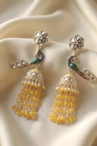   Earrings/ Gold-Plated Jhumki Earrings For Wo  And Girls