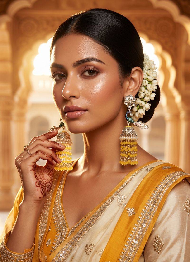   Earrings/ Gold-Plated Jhumki Earrings For Wo  And Girls