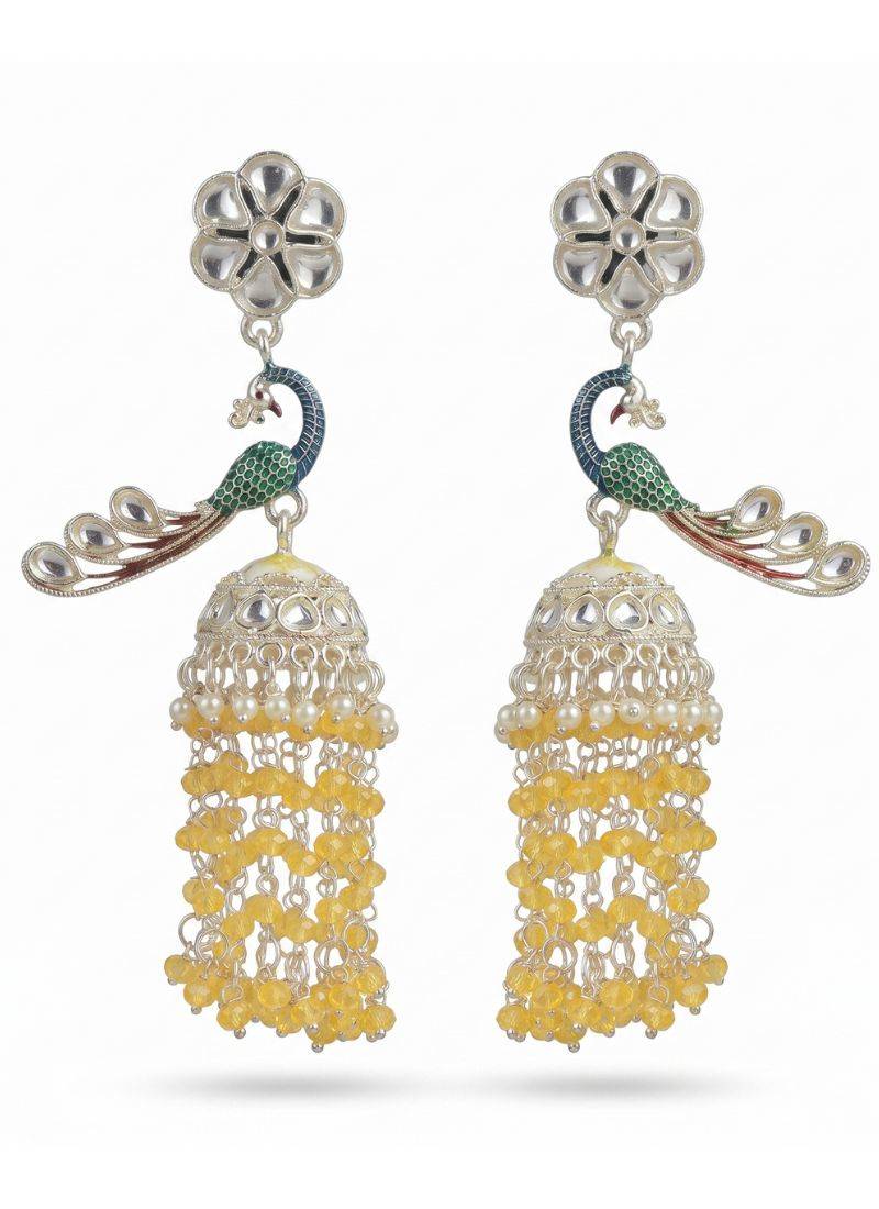   Earrings/ Gold-Plated Jhumki Earrings For Wo  And Girls