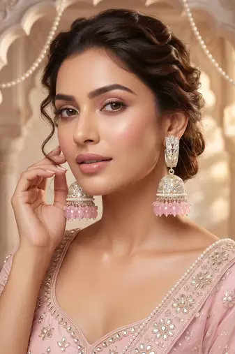   Traditional Bali Jhumka Earrings/ Earrings For Wo  And Girls