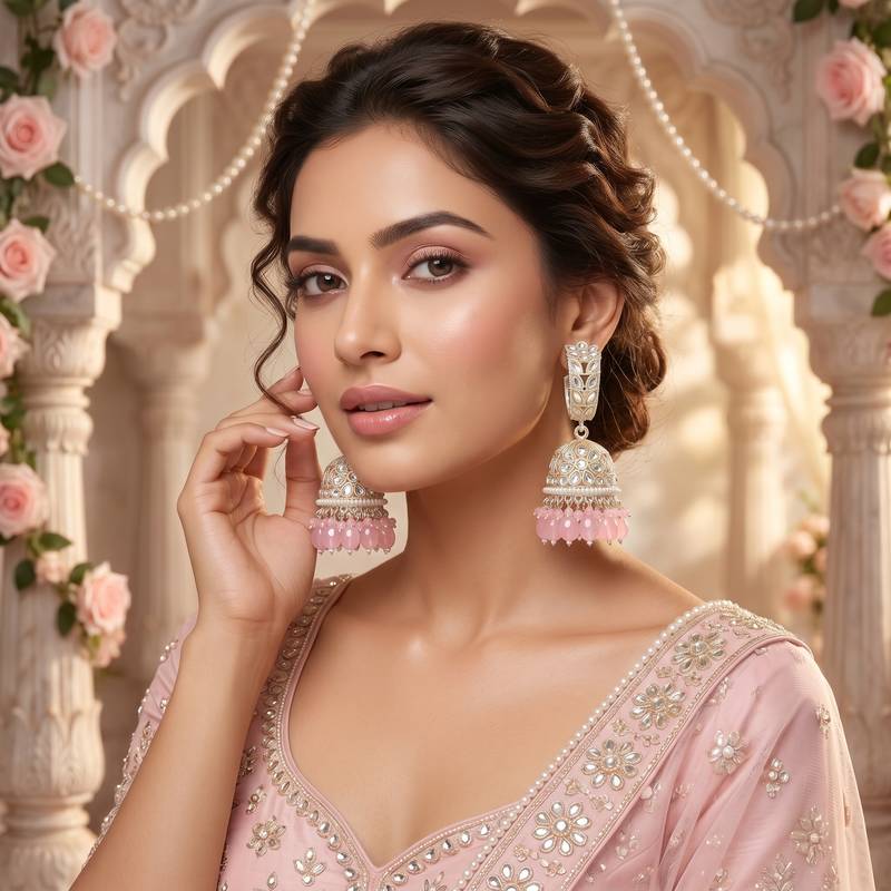   Traditional Bali Jhumka Earrings/ Earrings For Wo  And Girls