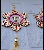 Traditional Decorative Shubh labh Lotus Wall Hanging(SMALL22)