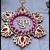 Traditional Decorative Shubh labh Lotus Wall Hanging(SMALL22)