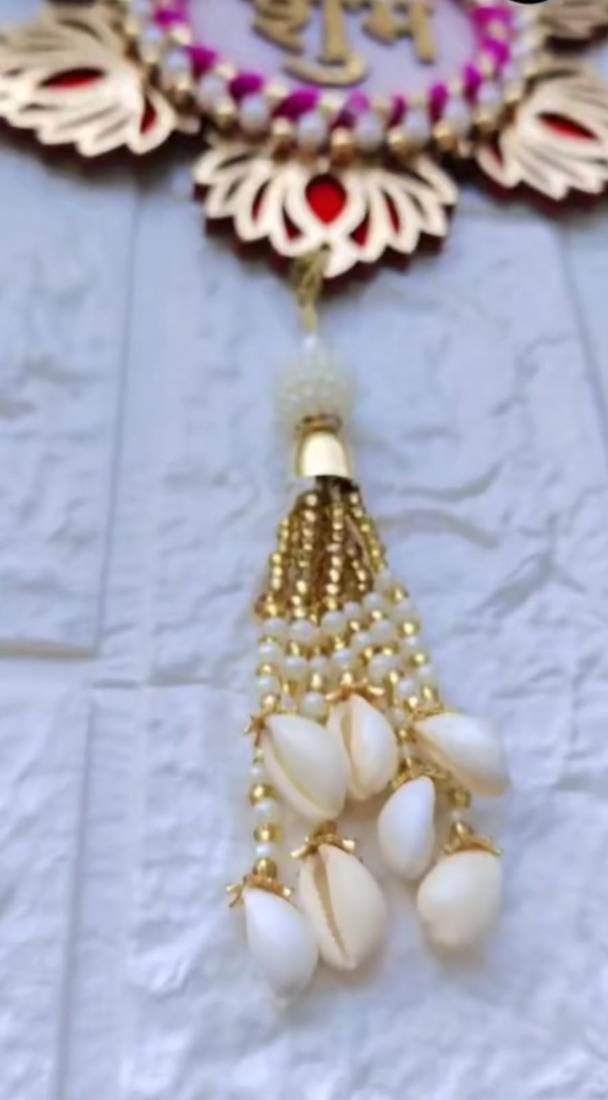Traditional Decorative Shubh labh Lotus Wall Hanging(SMALL22)