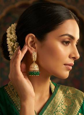   Traditional Bali Jhumka Earrings/ Earrings For Wo  And Girls 2