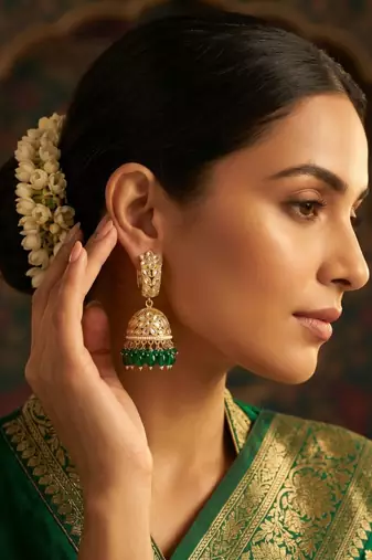   Traditional Bali Jhumka Earrings/ Earrings For Wo  And Girls