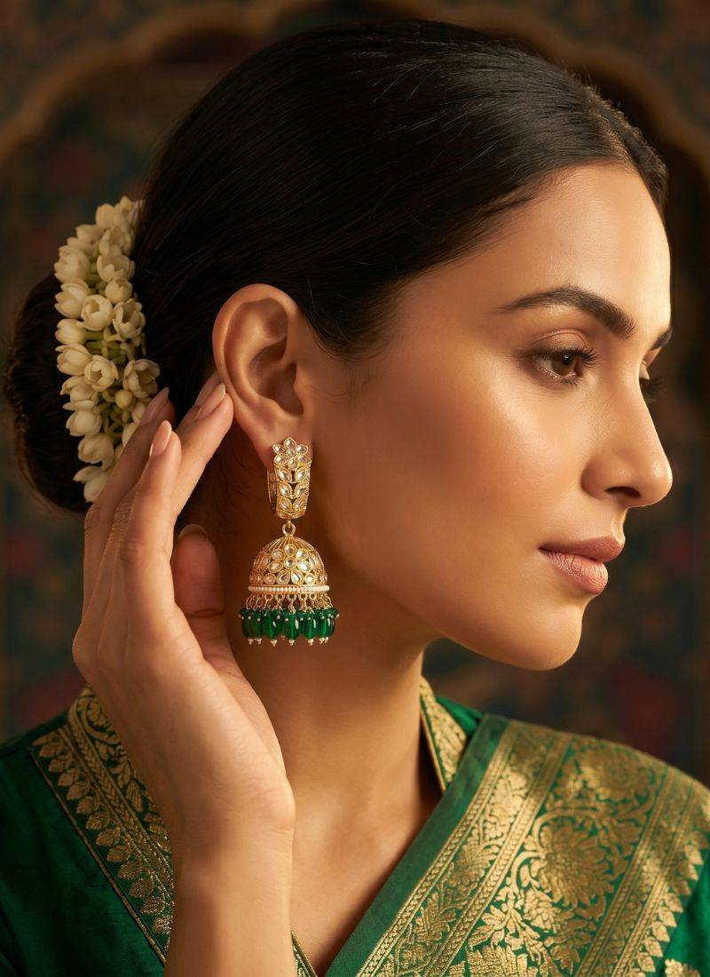   Traditional Bali Jhumka Earrings/ Earrings For Wo  And Girls