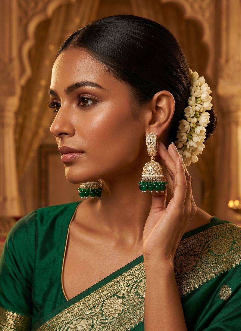   Traditional Bali Jhumka Earrings/ Earrings For Wo  And Girls
