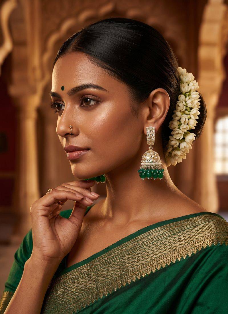   Traditional Bali Jhumka Earrings/ Earrings For Wo  And Girls