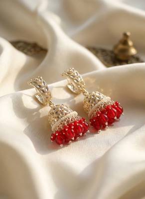  Traditional Bali Jhumka Earrings/ Earrings For Wo  And Girls 1