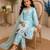 Kids Girls Top Palazzo with Dupatta Embroidery Work